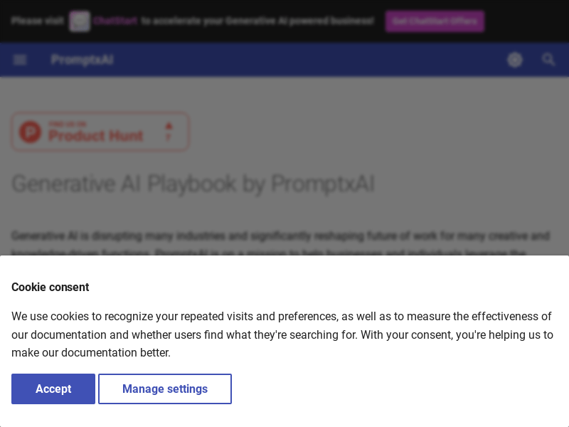 Promptxai Generative AI Playbook And App