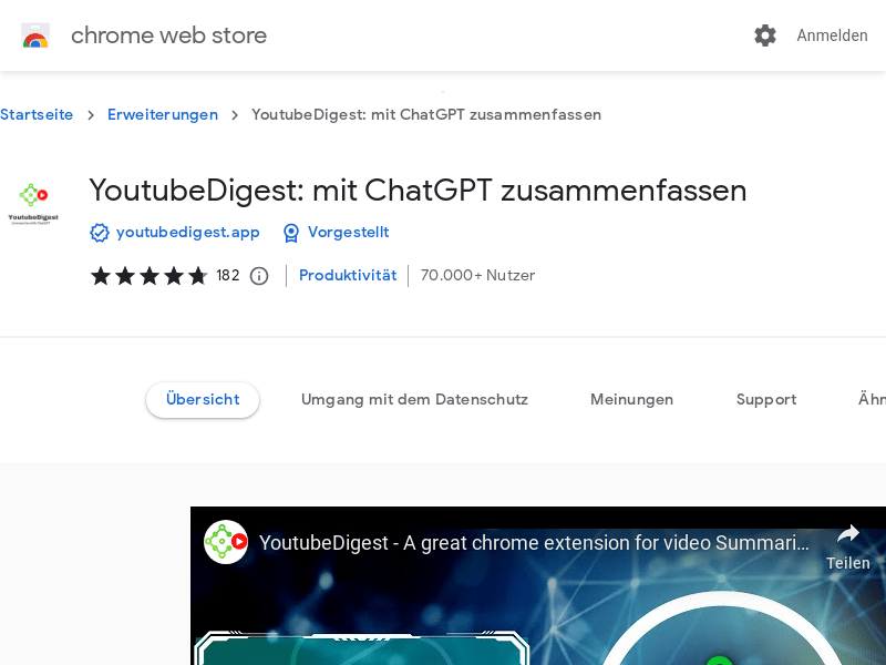 Youtubedigest
