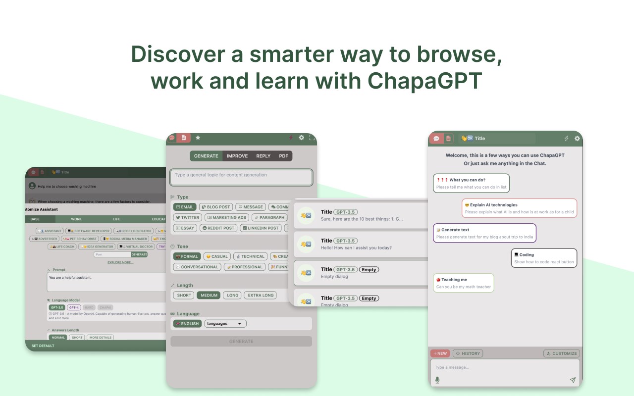 Chapagpt   Your AI Assistant Powered By GPT