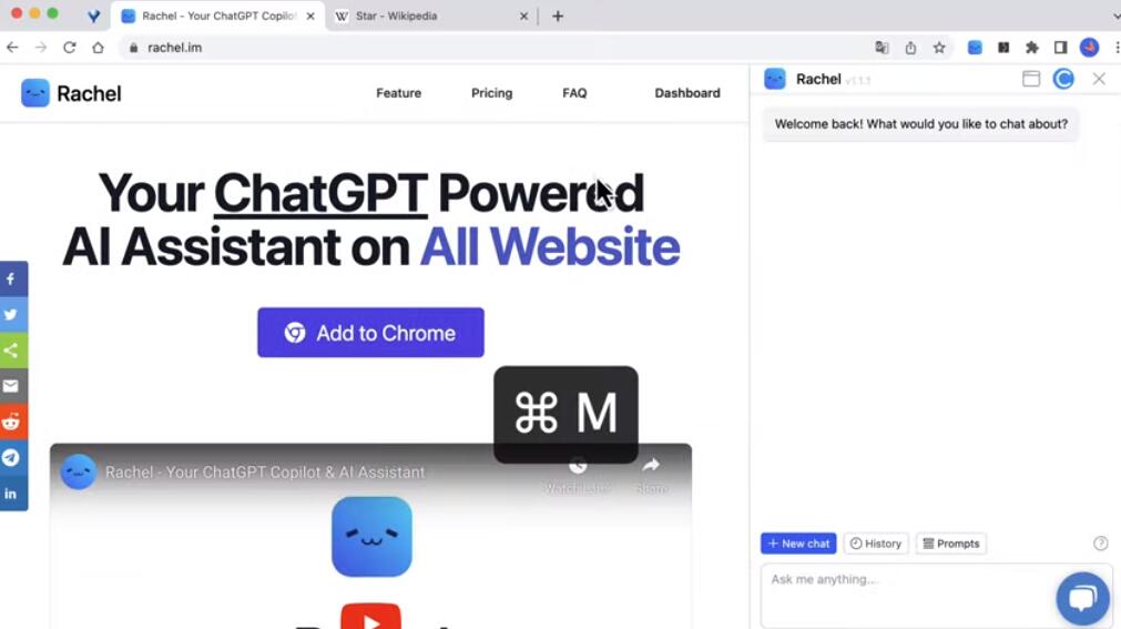 Rachel   Your ChatGPT Copilot & AI Assistant