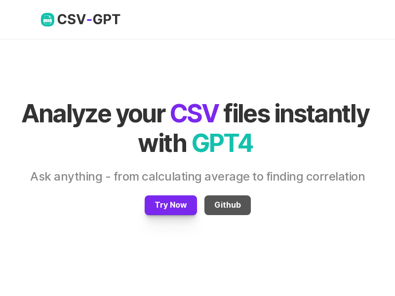 CSV GPT