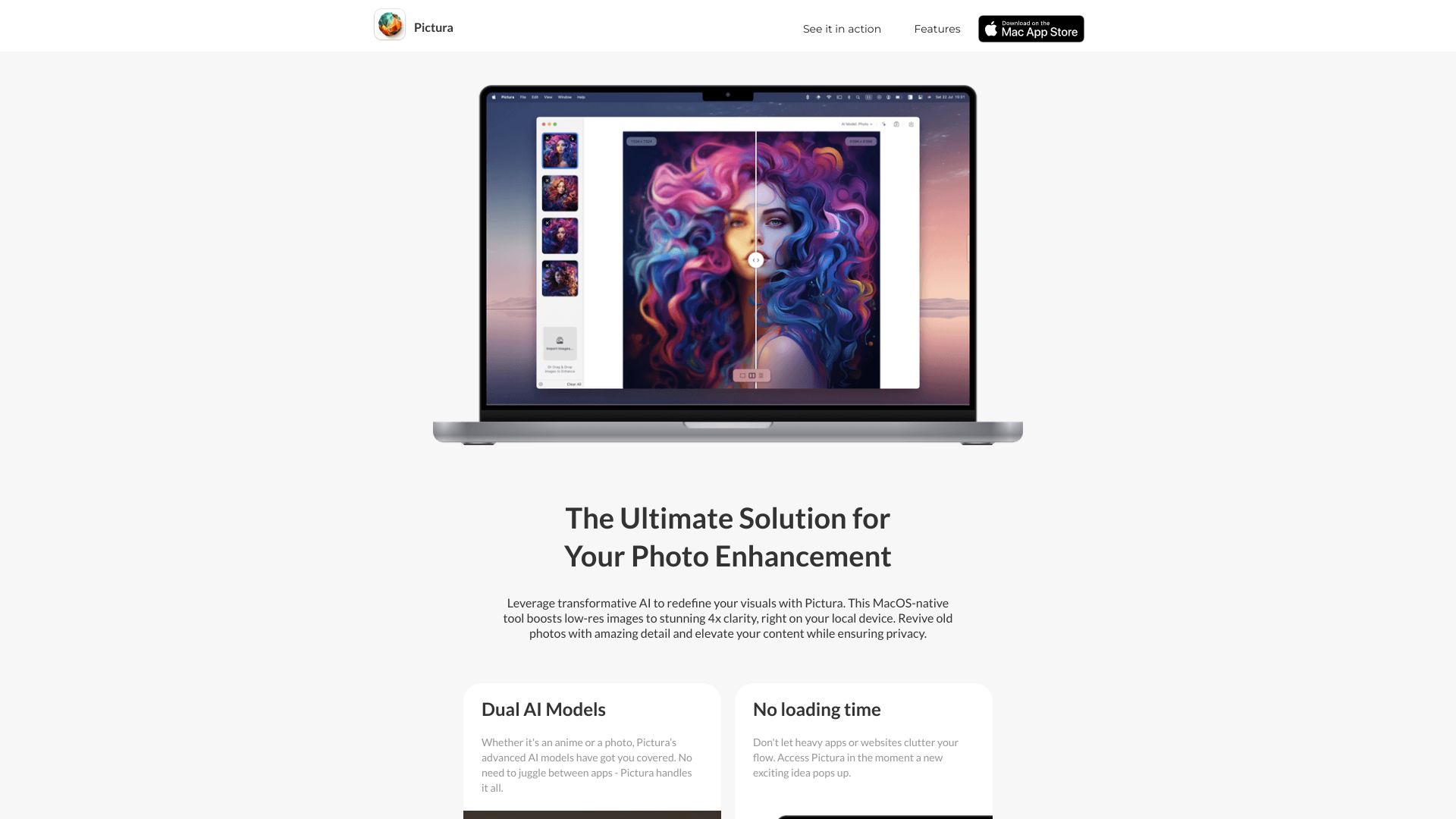 Pictura   AI Photo Enhancer