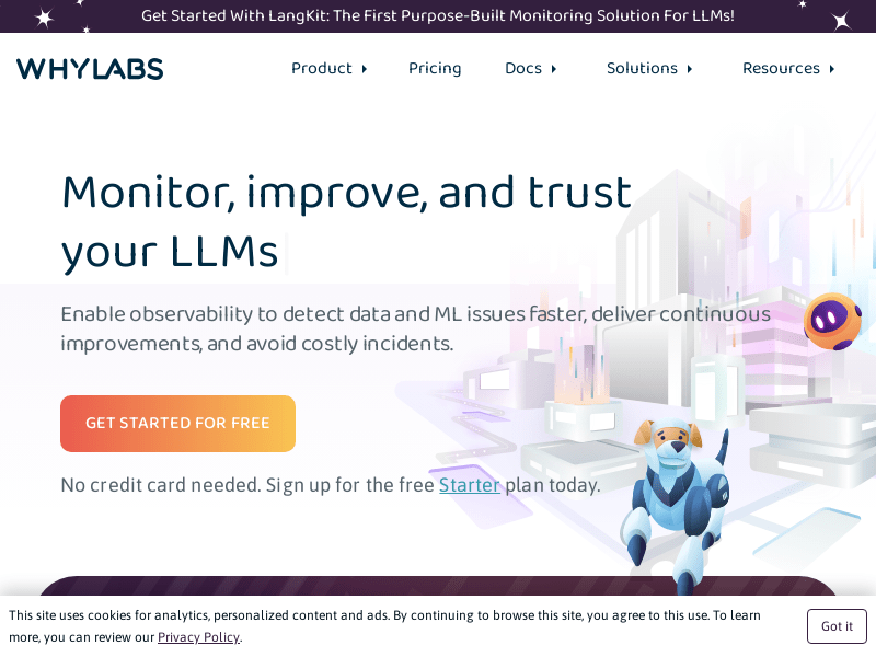 Whylabs AI Observatory