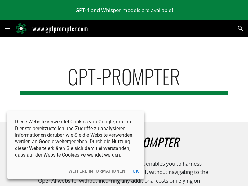 GPT Prompter