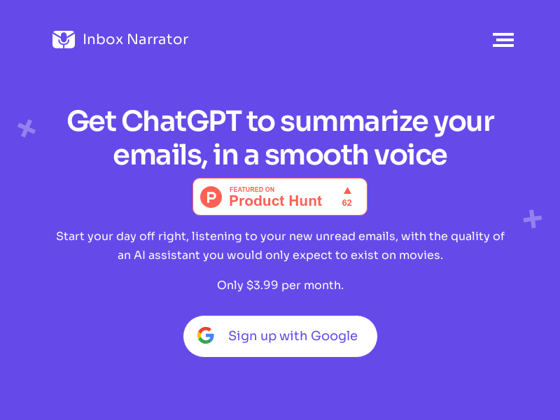Inbox Narrator