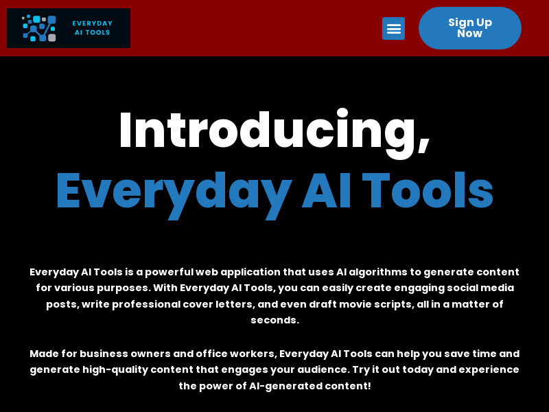 Everyday AI Tools