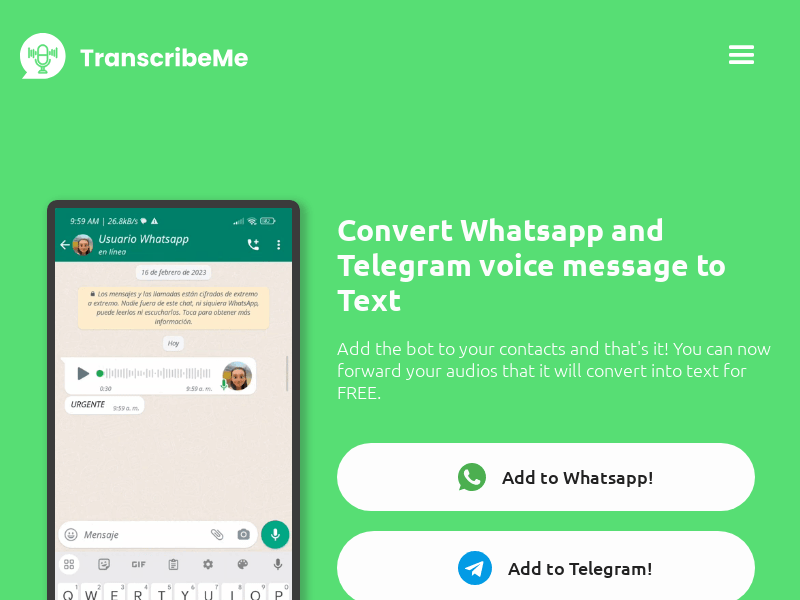 Transcribeme