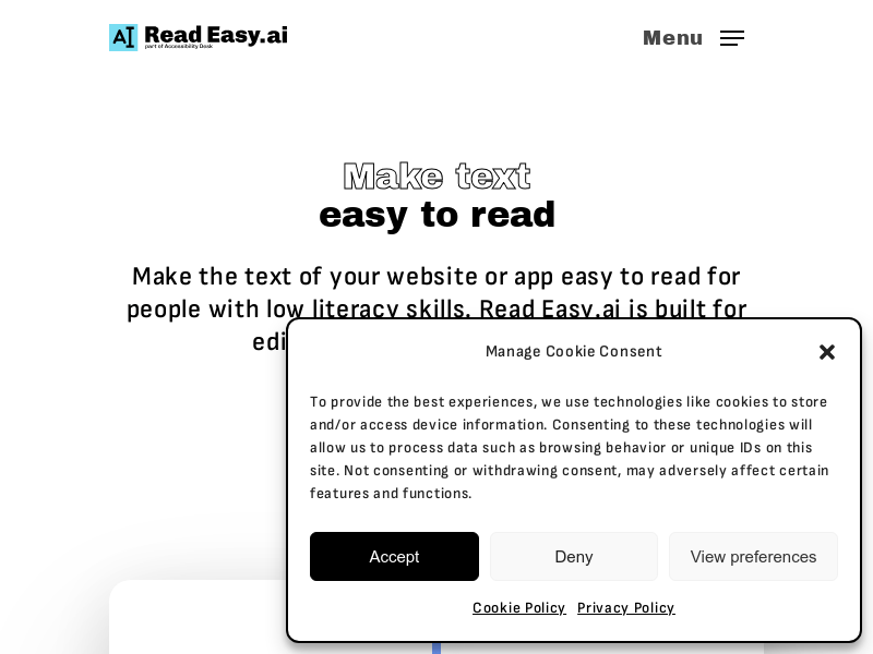 Read Easy.ai