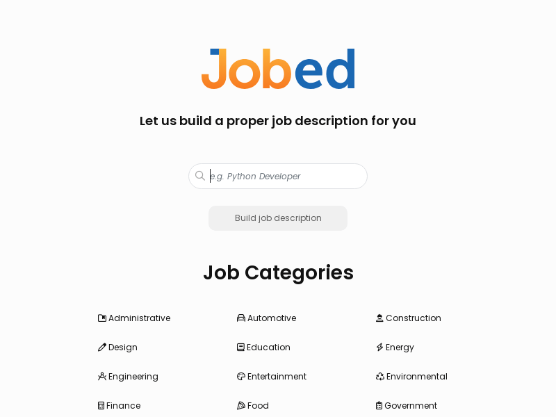 Jobed
