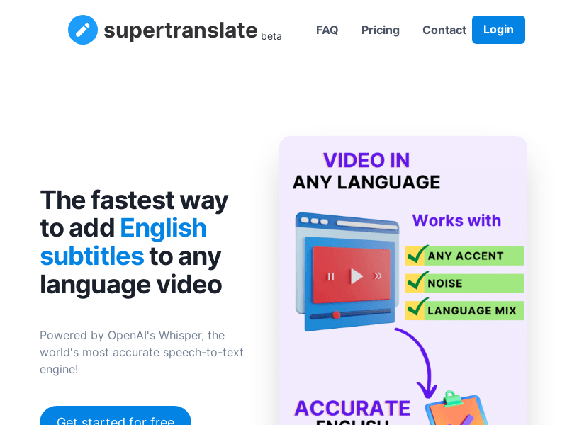 Supertranslate