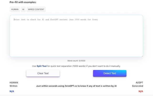 Chatgpt And AI Detector By ZeroGPT.cc