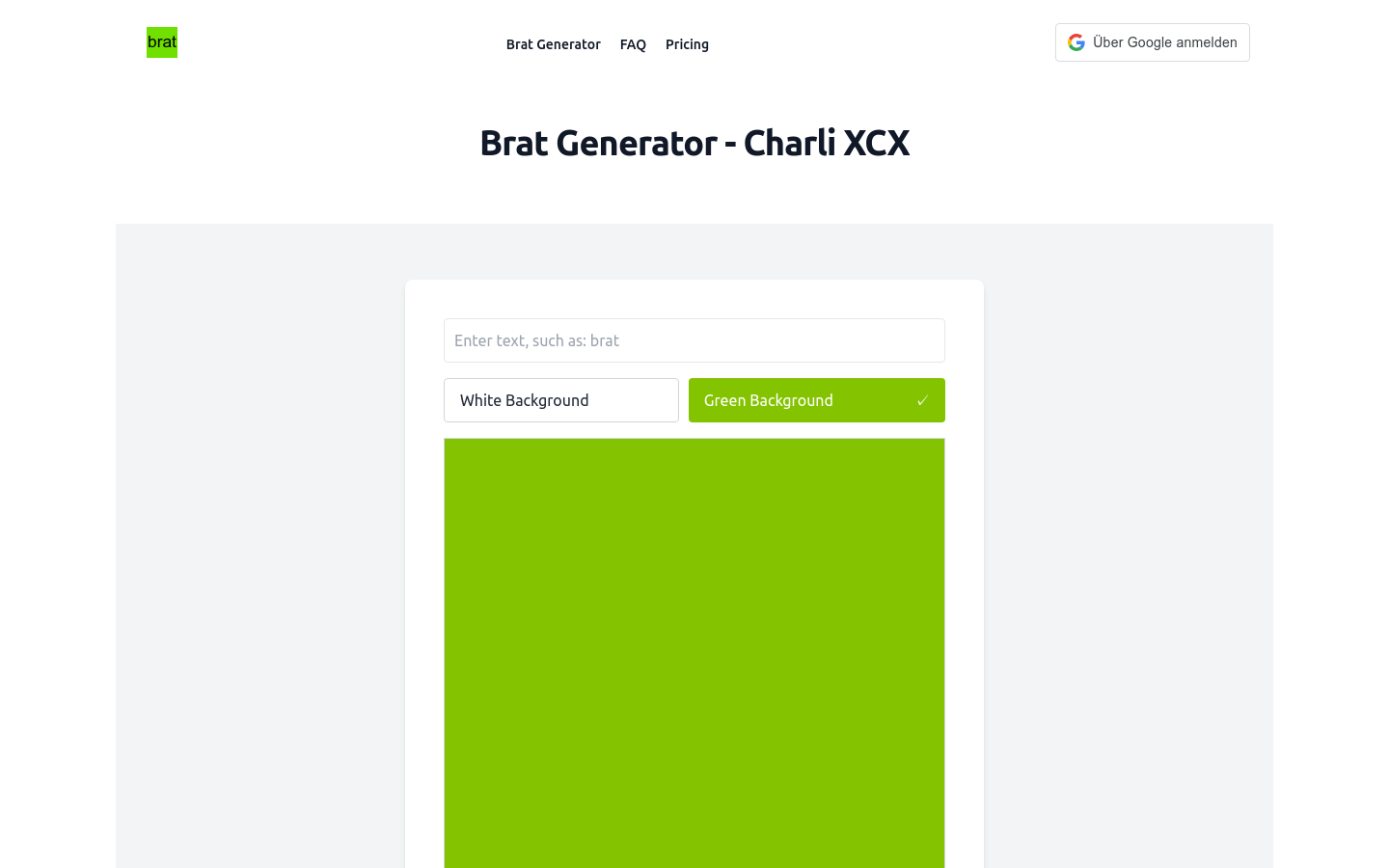 Brat Generator
