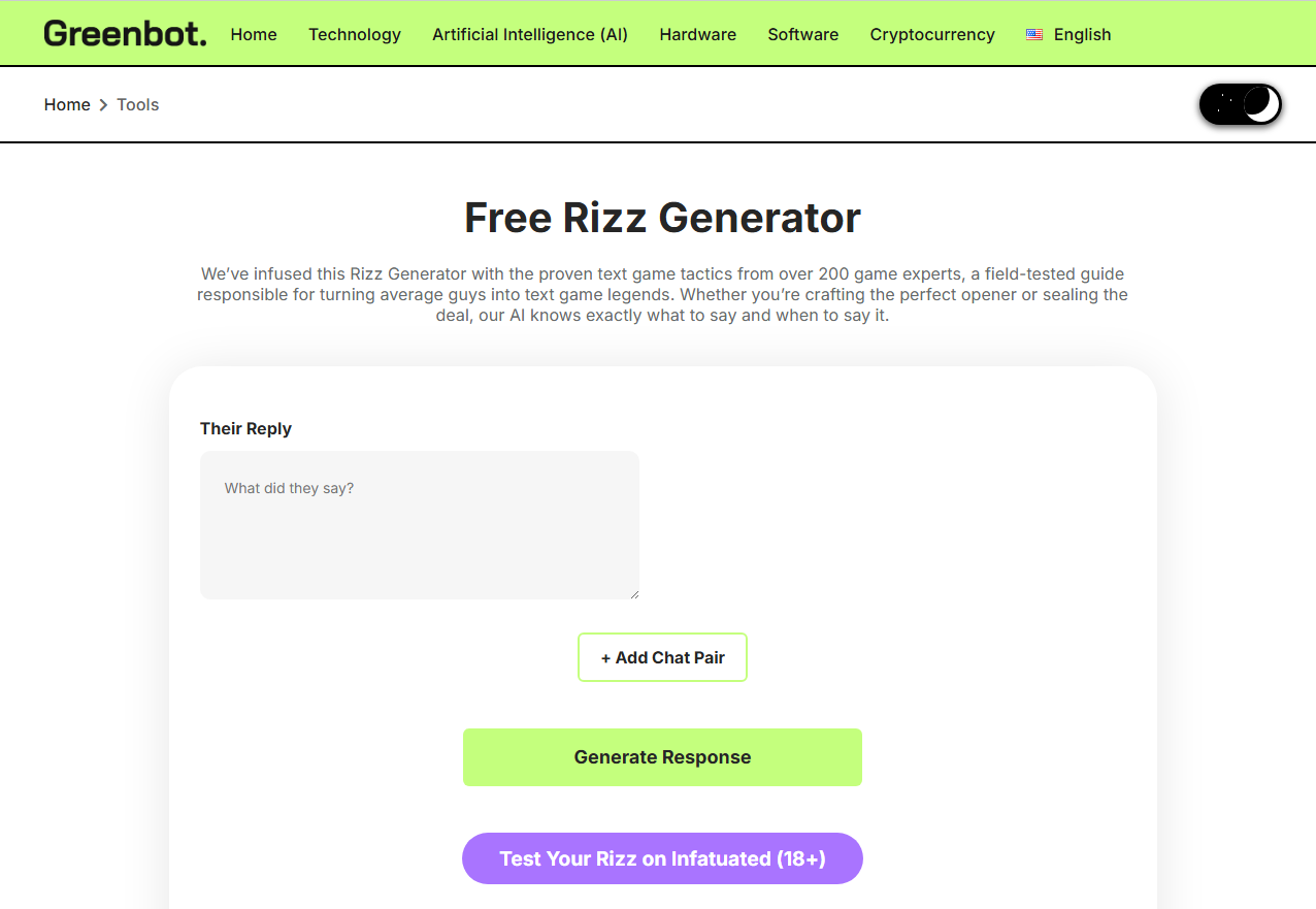 AI Rizz Generator