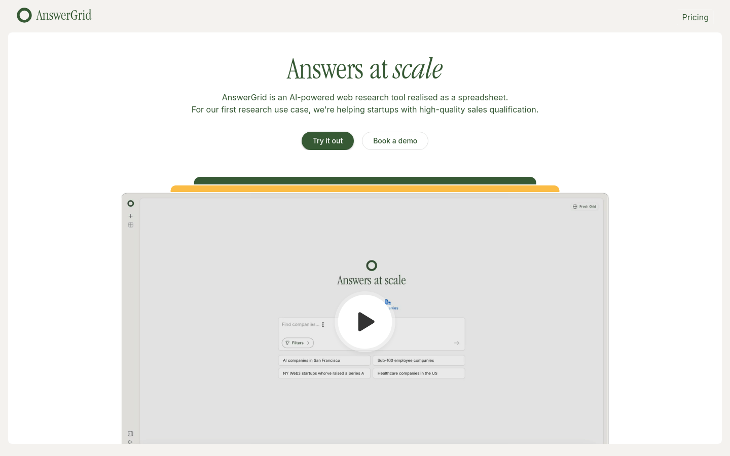 Answergrid