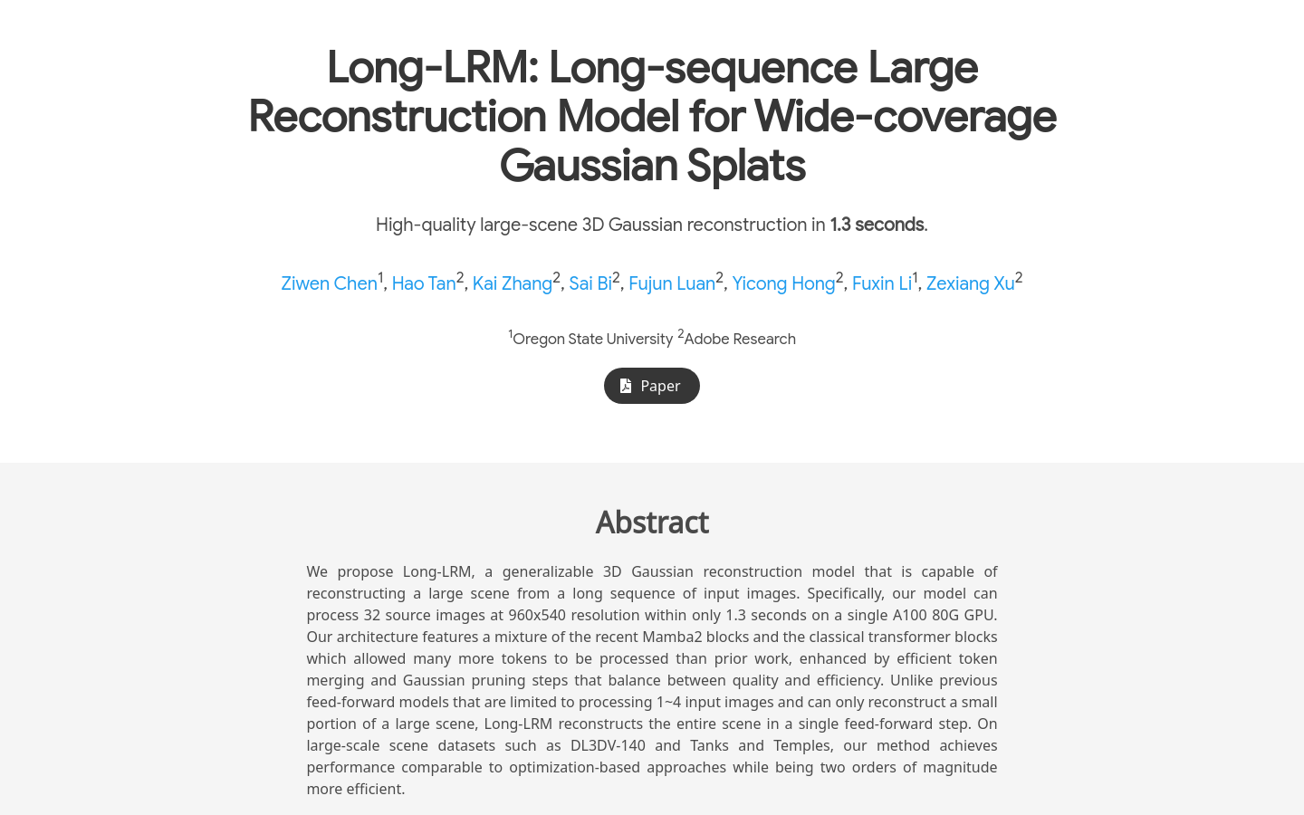 Long LRM