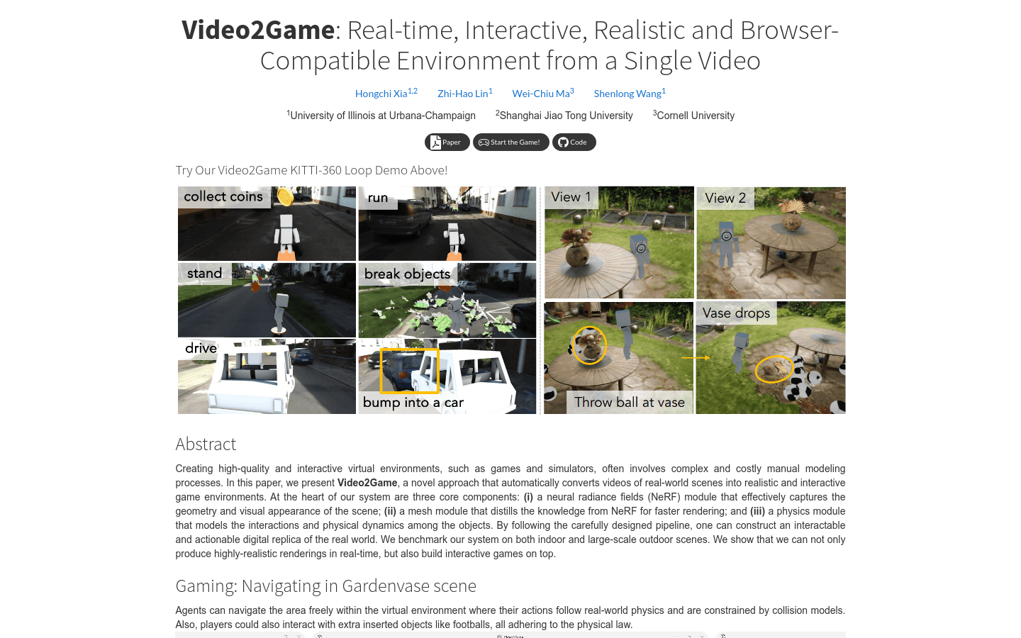 Video2game