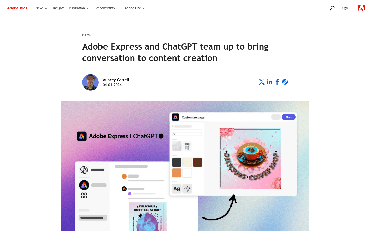 Adob​​e Express GPT