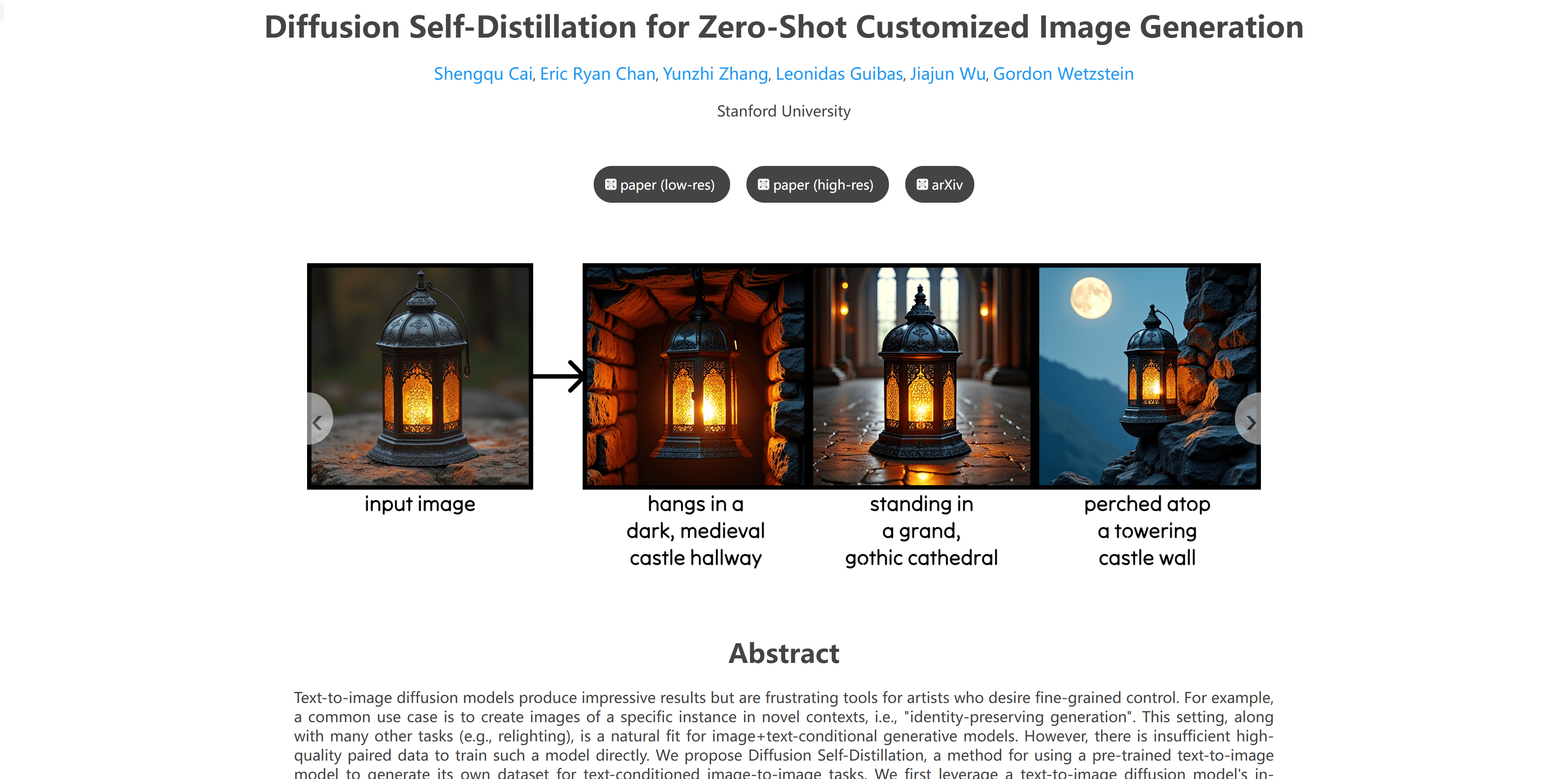 Diffusion Self Distillatio
