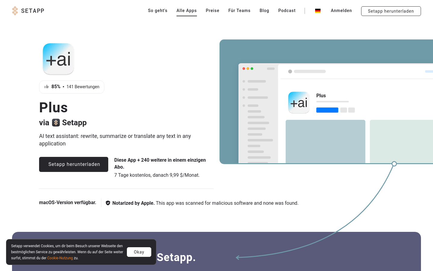 Plus On Setapp