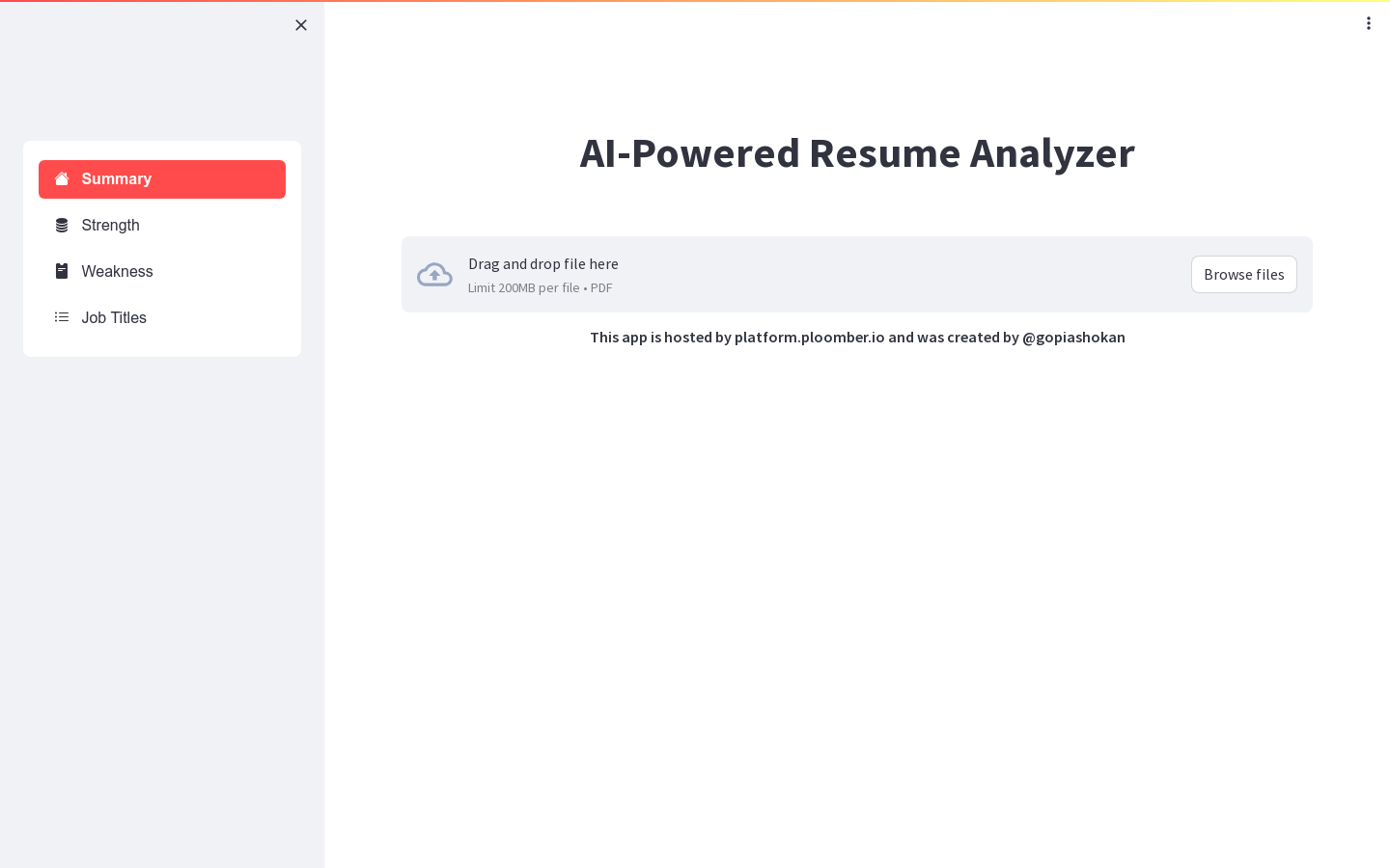 Resume Analyzer AI