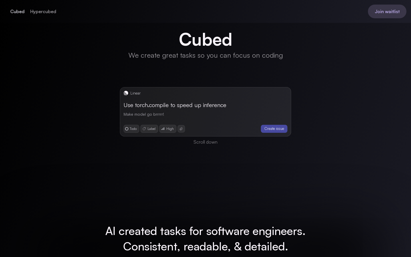 Cubed