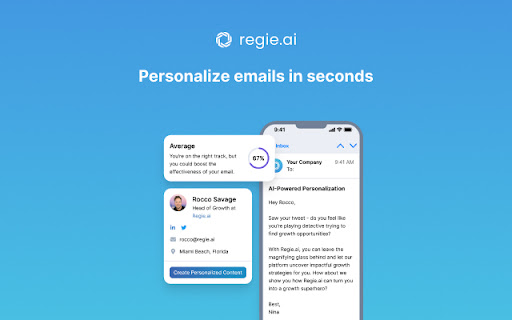 Regie.ai | AI Co Pilot For Sales Emails