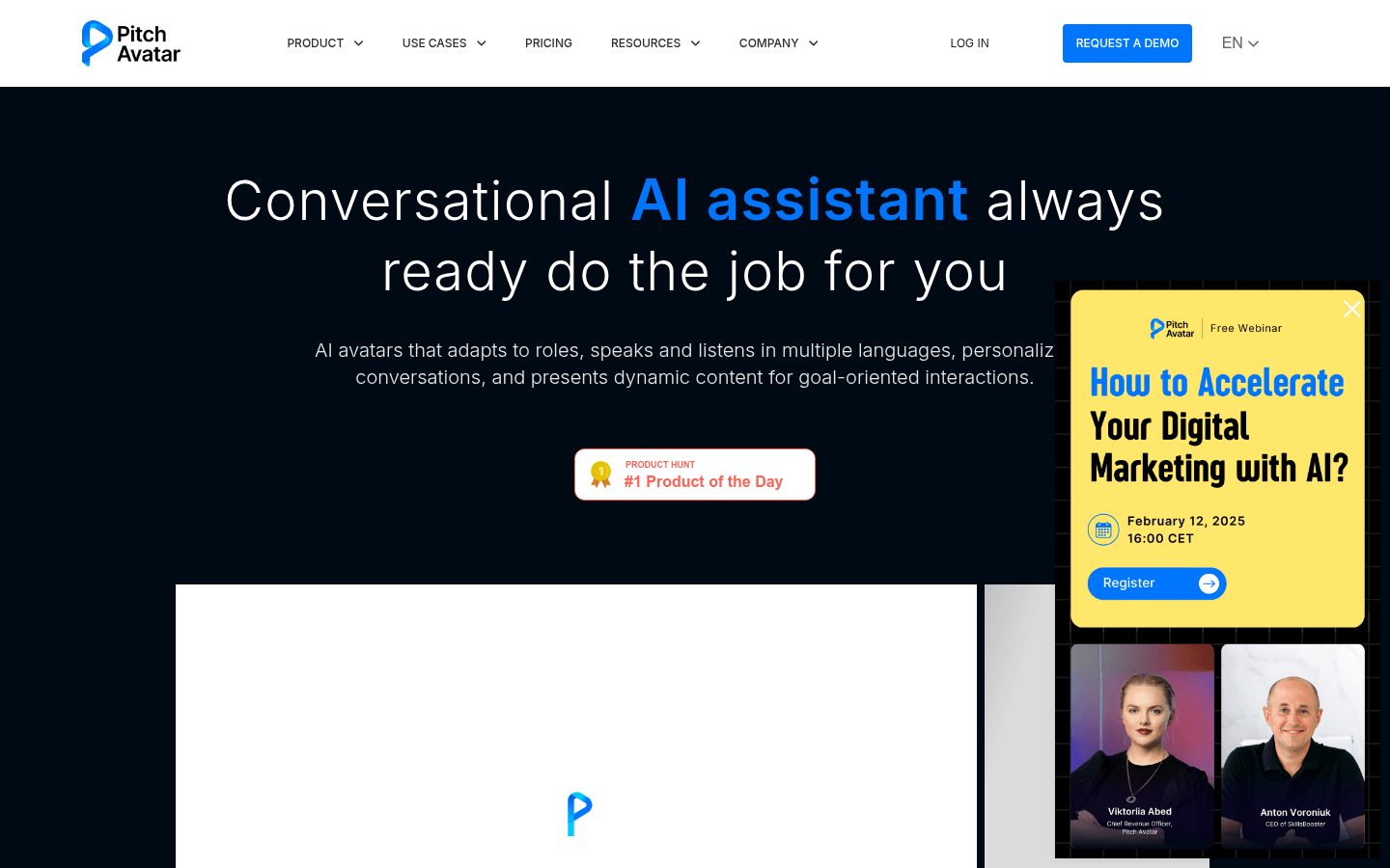Pitch Avatar.com