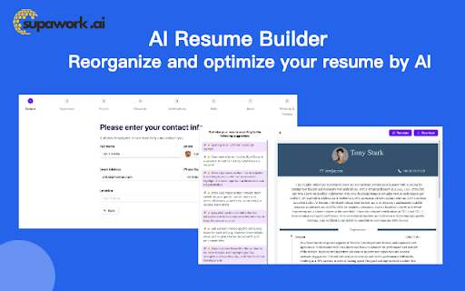 AI Resume Builder   Supawork AI