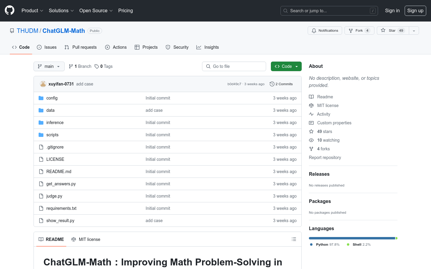 Chatglm Math