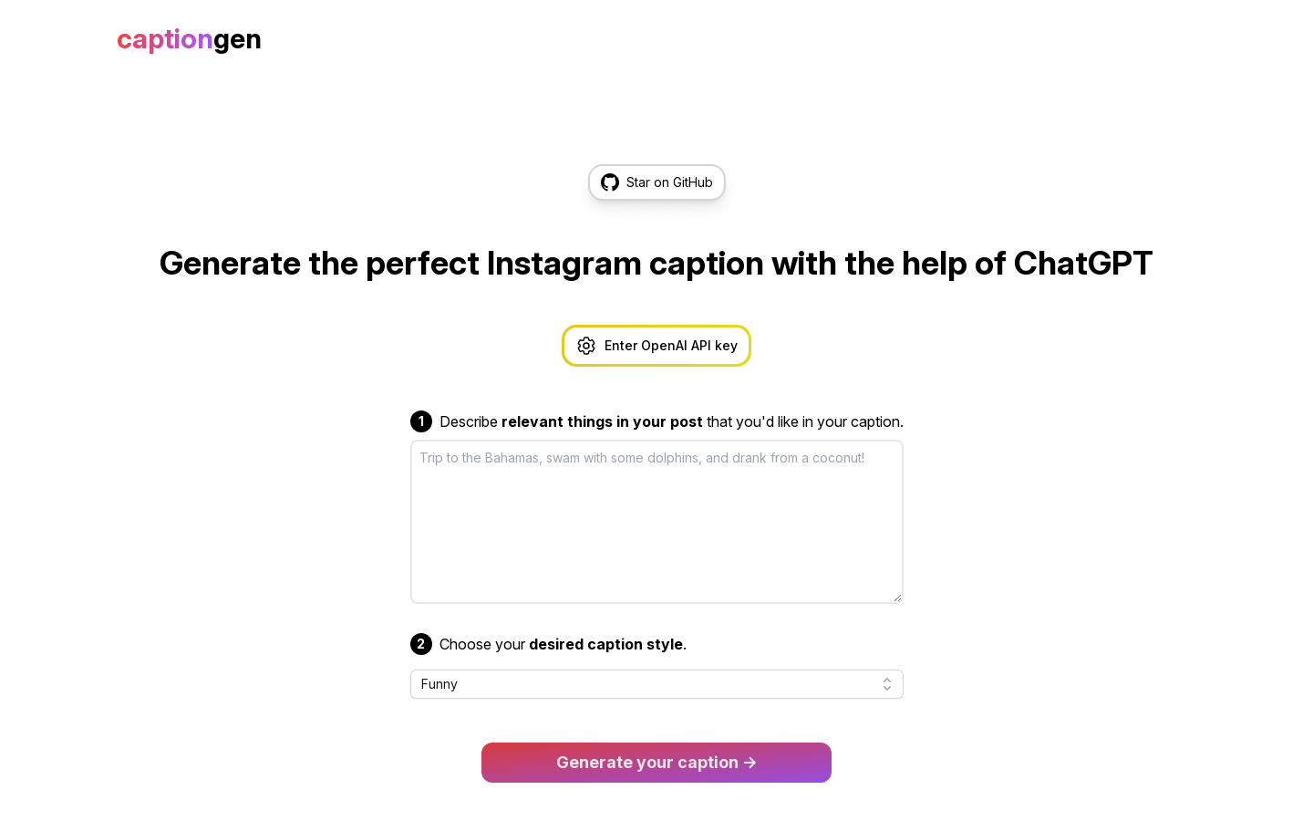 Captiongen