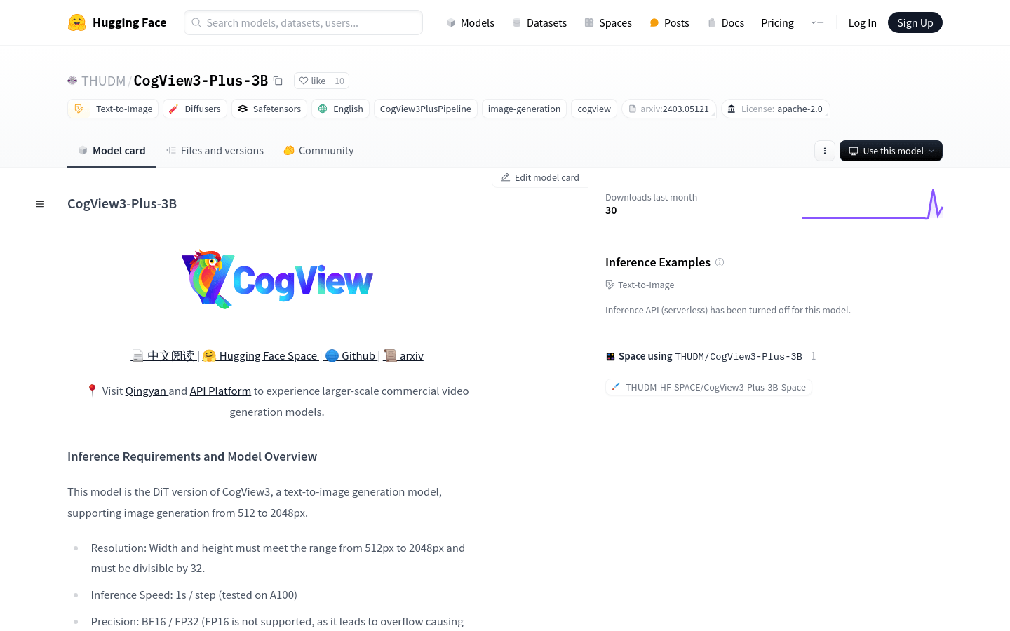 Cogview3 Plus 3B