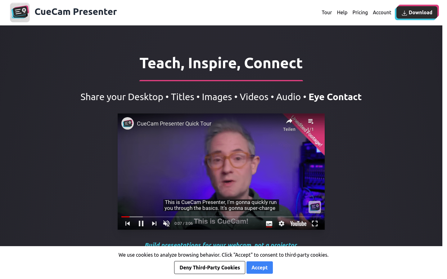 Cuecam Presenter