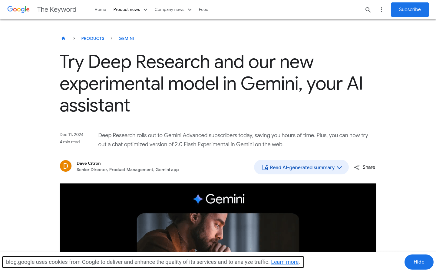Gemini Deep Research