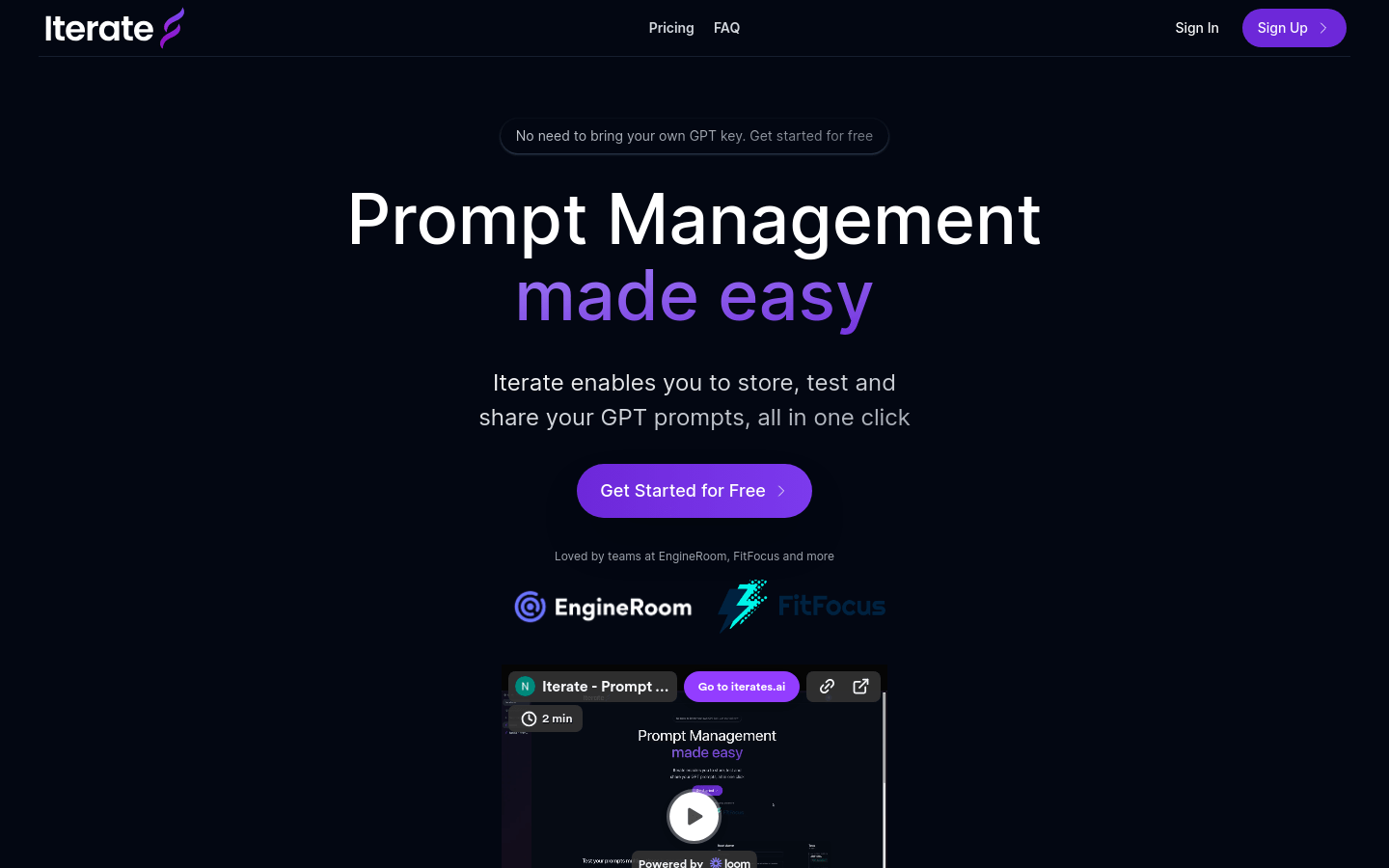 Iterate