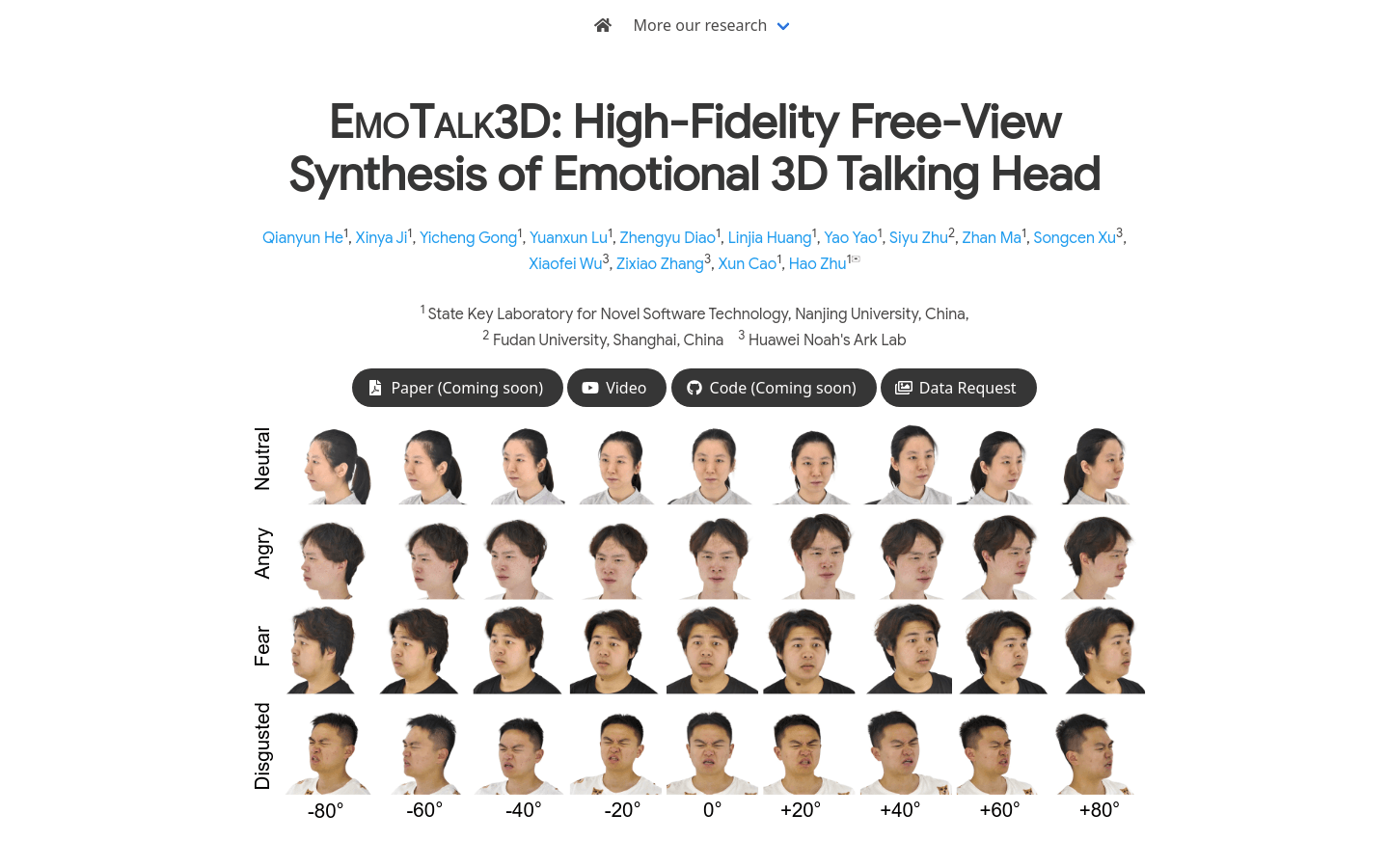 Emotalk3d