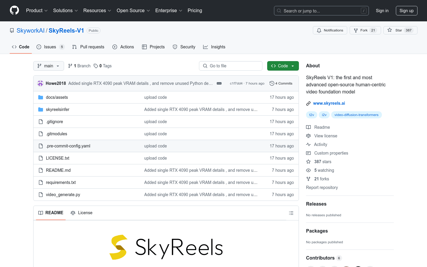 Skyreels V1