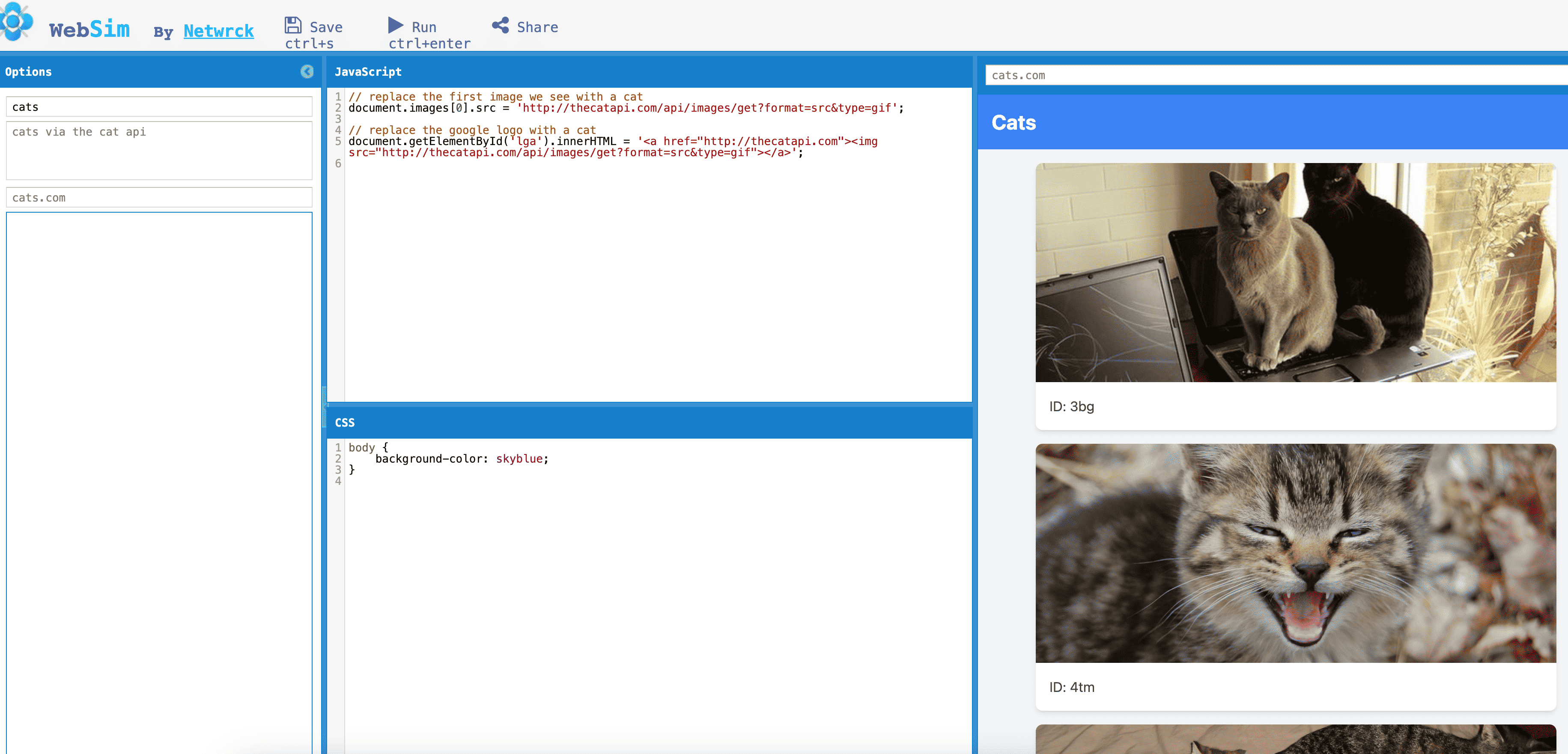 Websim