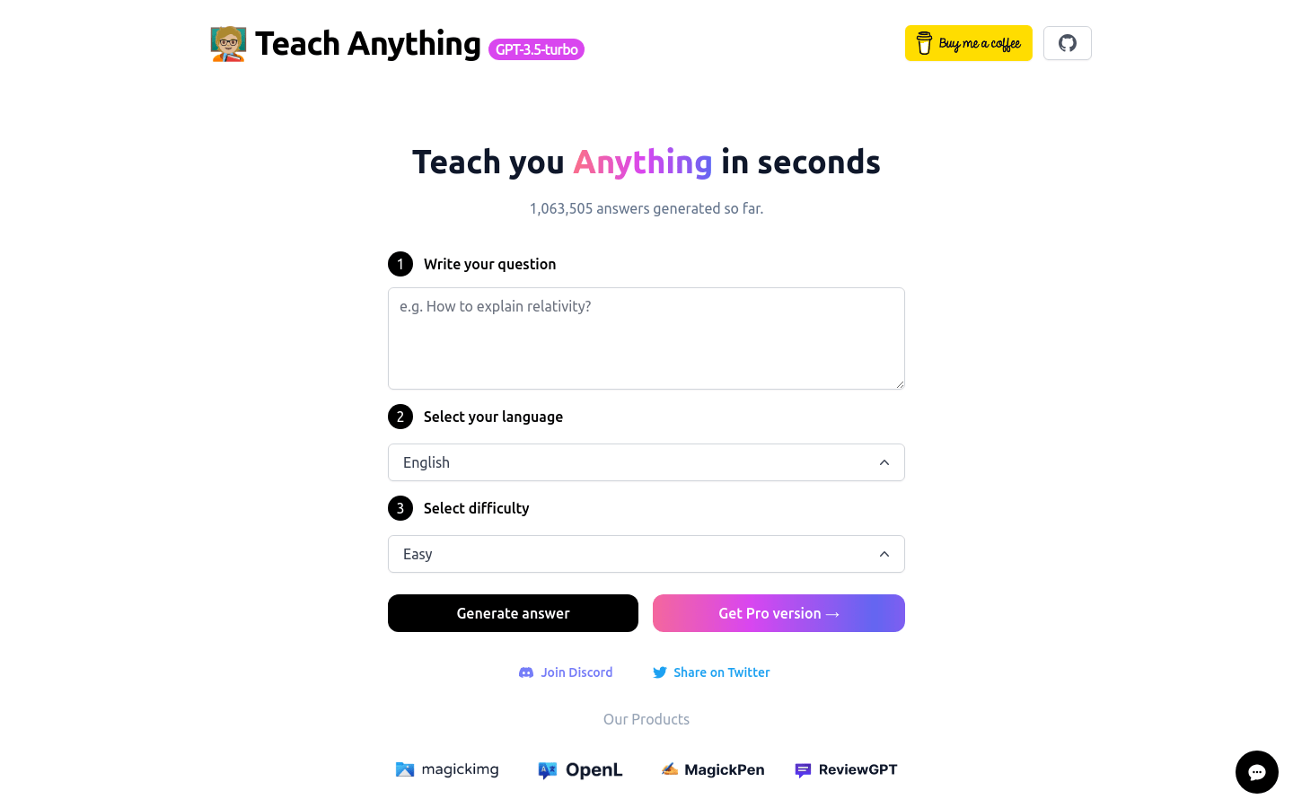 Teach Anything