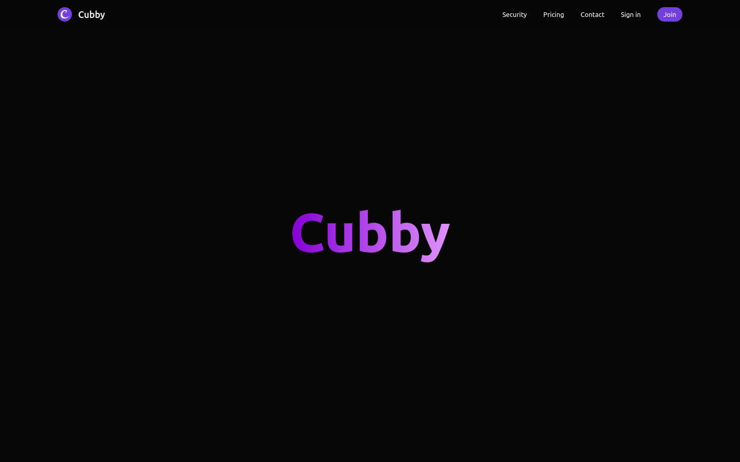 Cubby