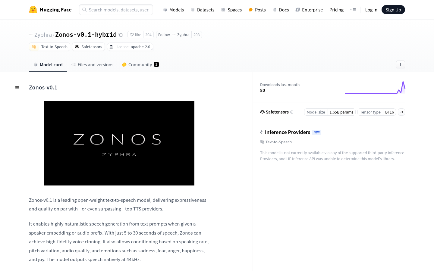 Zonos V0.1 Hybrid