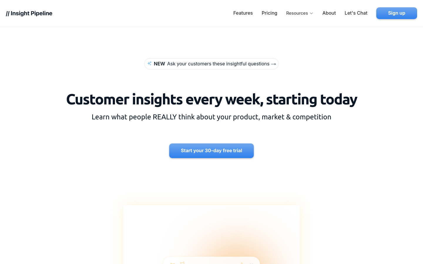 Insight Pipeline