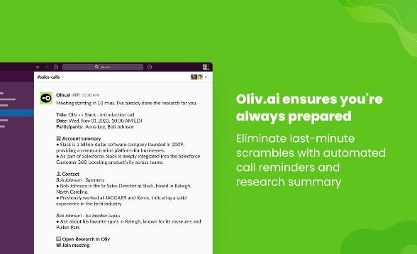 Oliv.ai   Your AI Companion For Sales Success