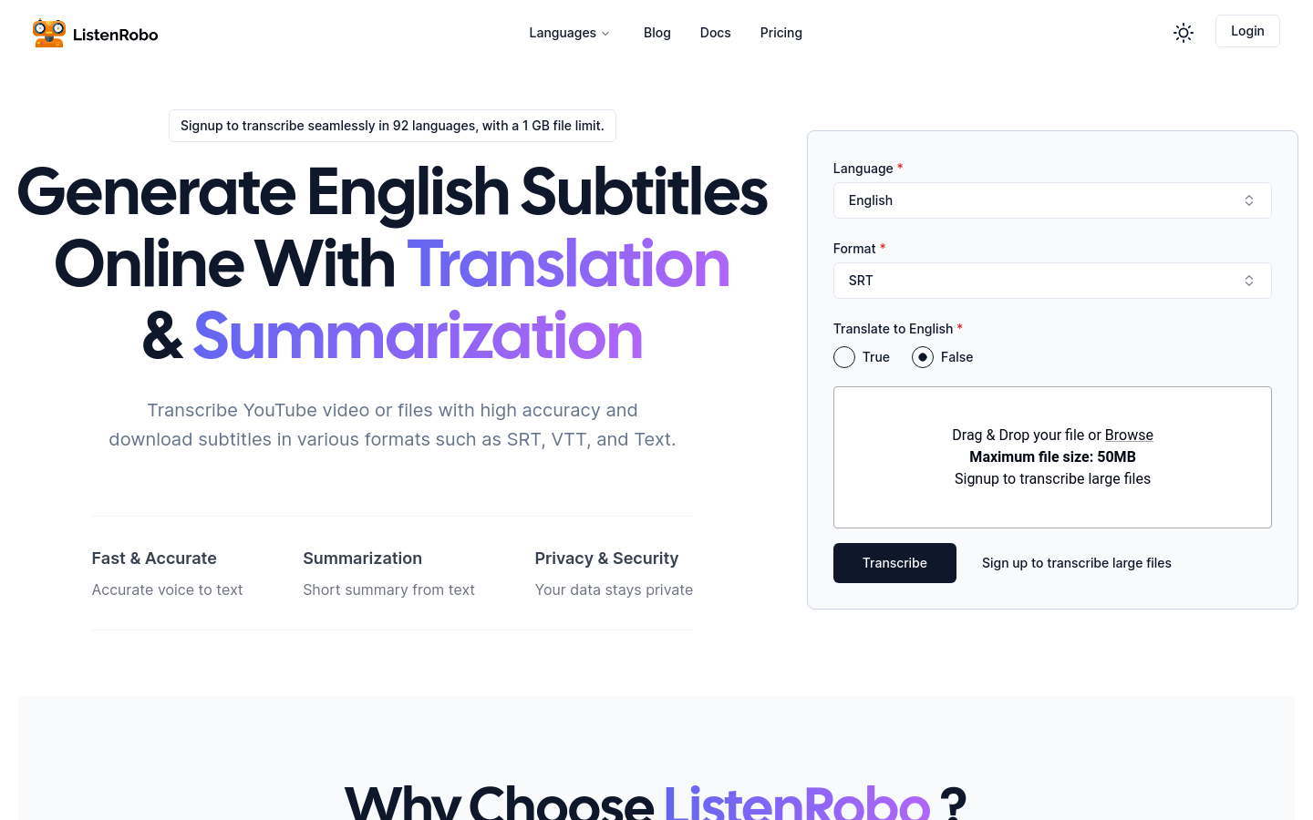 Listenrobo