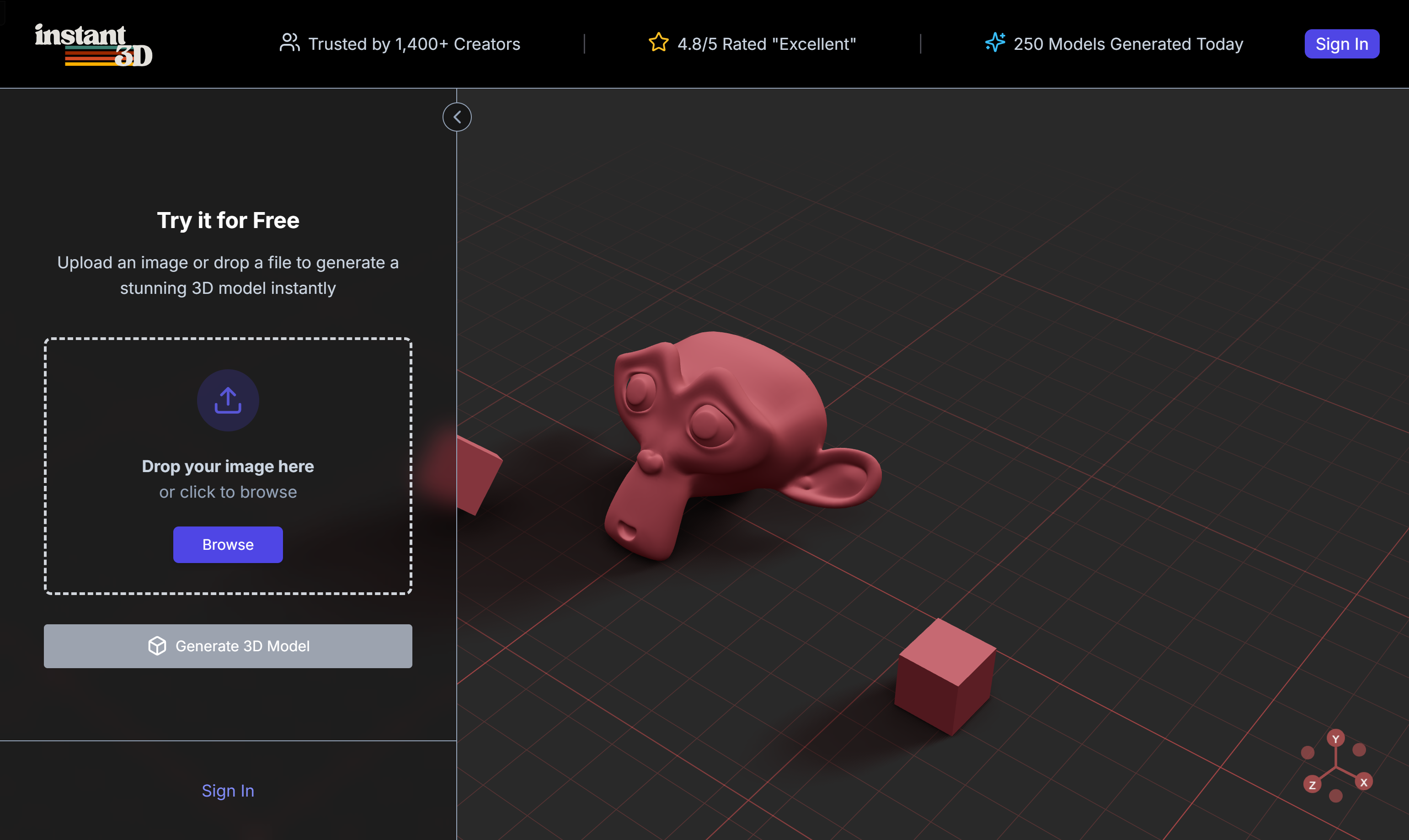 Instant 3D AI