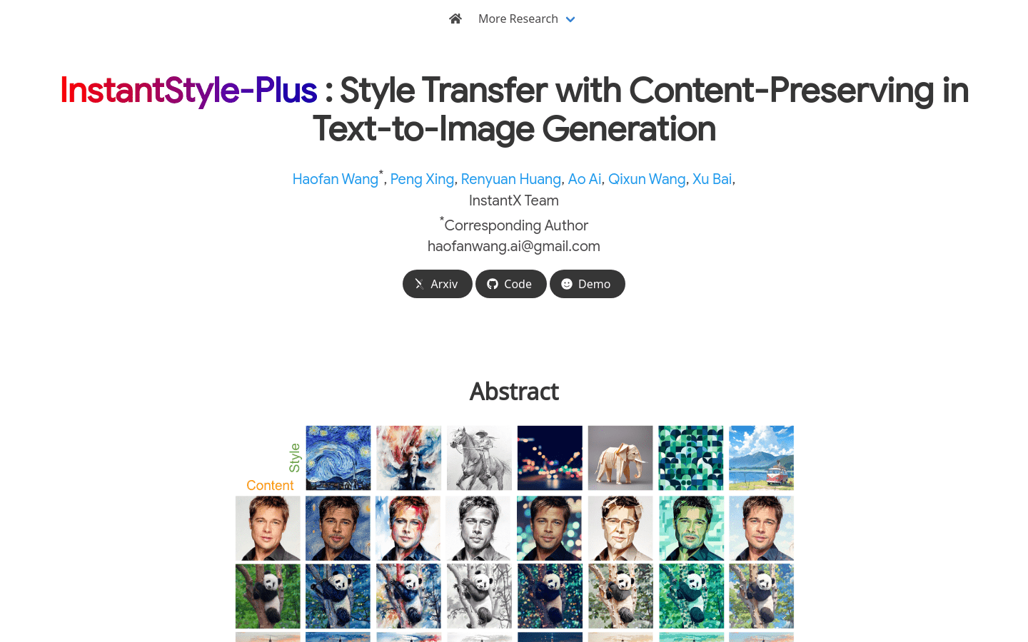 Instantstyle Plus