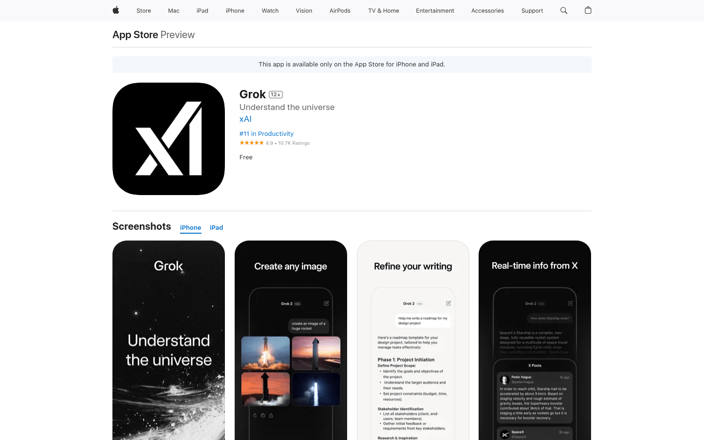 Grok For Ios
