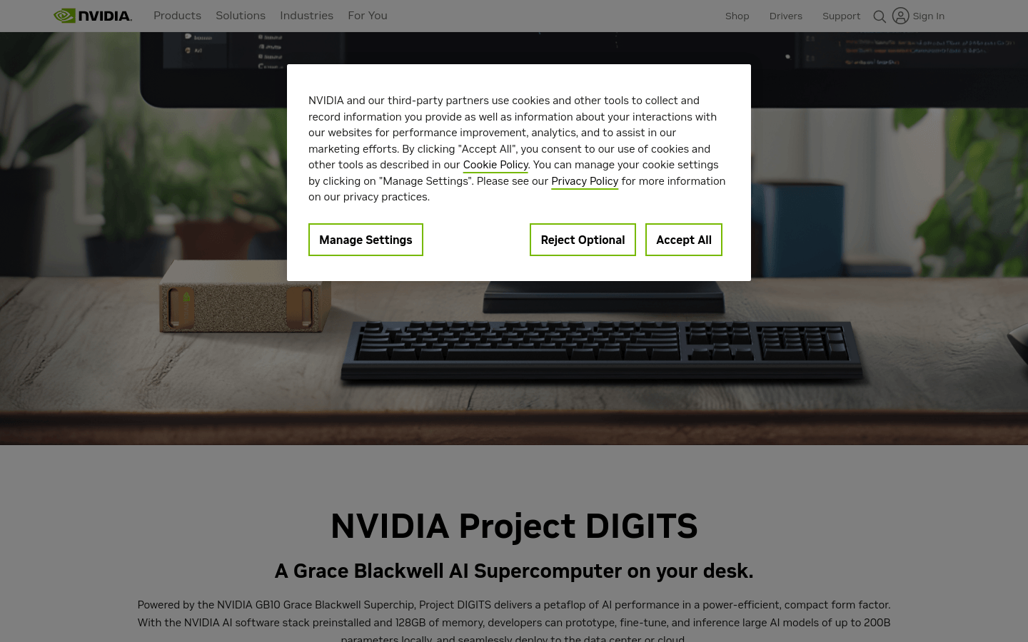 NVIDIA Project DIGITS