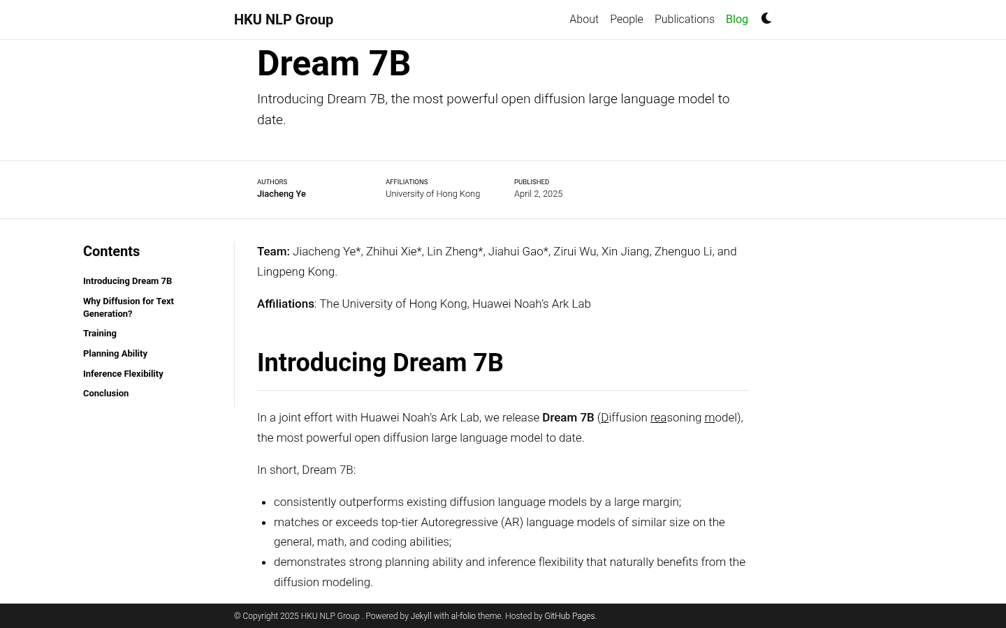 Dream 7B