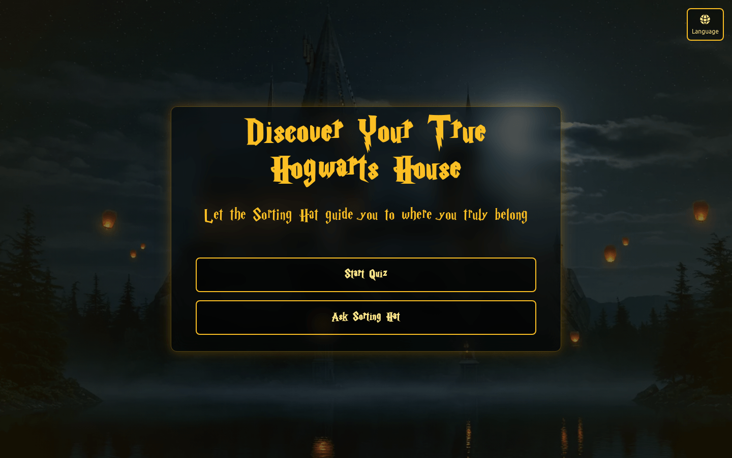 Harry Potter House Quiz