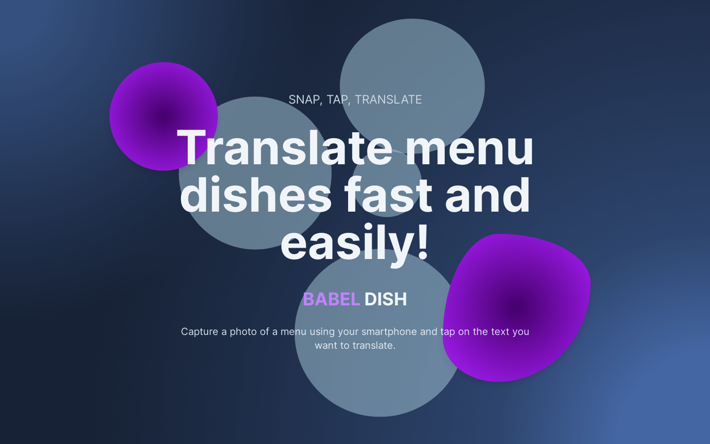BABEL DISH
